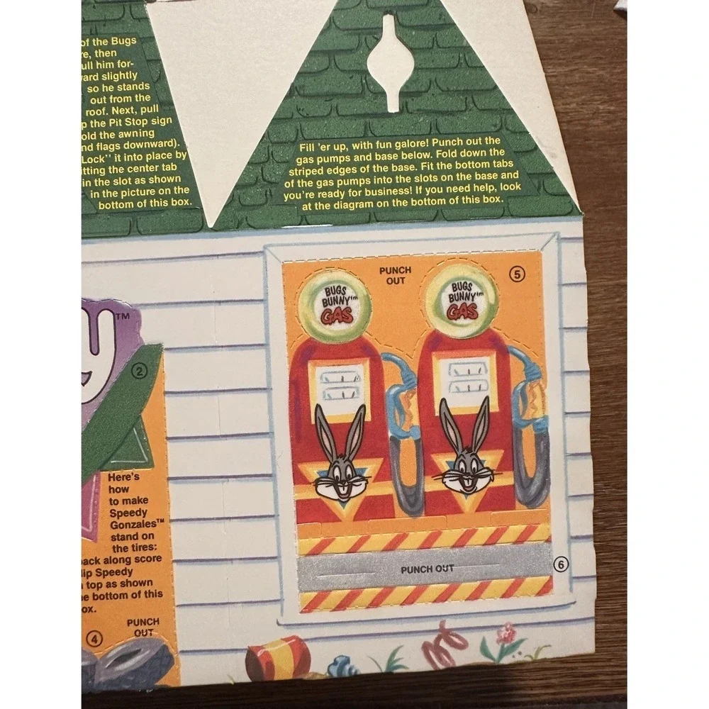 Vintage Arby's Kid Meal Box 1989 Bugs Bunny Advertisement Rare VTG Looney Tunes